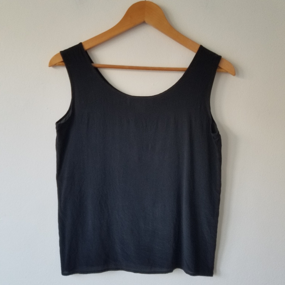 Anna And Frank Black Tank Top